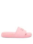 Alexander Mcqueen - Logo-embossed Rubber Slides - Womens - Pink