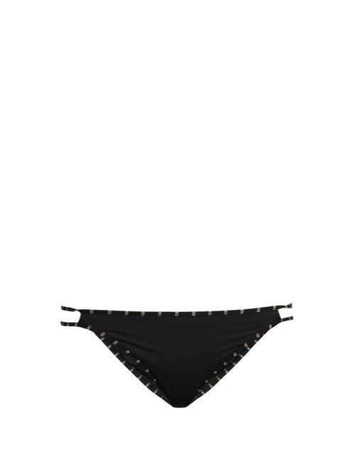 Matchesfashion.com Biondi - Caviar Bikini Briefs - Womens - Black