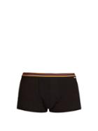 Matchesfashion.com Paul Smith - Artist Stripe Stretch Cotton Boxer Shorts - Mens - Black