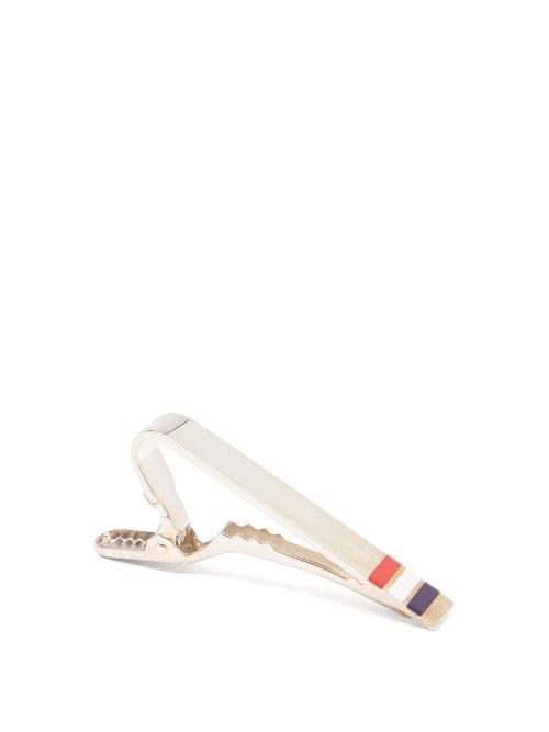 Thom Browne - Tricolour Sterling-silver Tie Pin - Mens - Silver