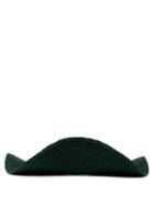 Matchesfashion.com Albus Lumen - Ola Wave Raffia Visor Hat - Womens - Dark Green