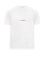 Matchesfashion.com Saint Laurent - Logo-print Cotton T-shirt - Mens - White