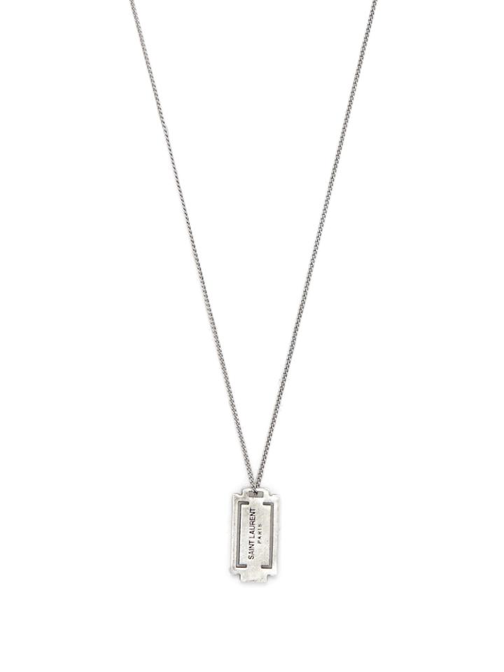 Saint Laurent Razor-blade Charm Necklace