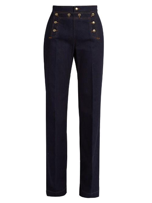 Redvalentino High-rise Wide-leg Jeans