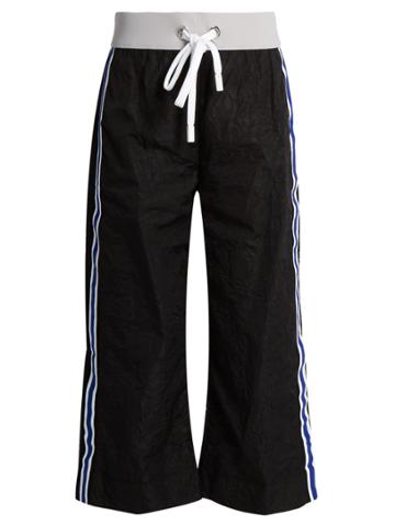 No Ka'oi Ula Ula Side-striped Cropped Trousers