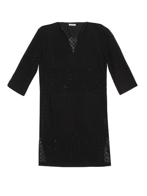 Tomas Maier Eyelet-cotton Tunic Dress