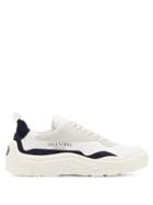 Matchesfashion.com Valentino - Gumboy Chunky Leather And Suede Trainers - Mens - White Multi