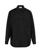 Matchesfashion.com Acne Studios - Houston Mohair And Wool Blend Shirt - Mens - Black