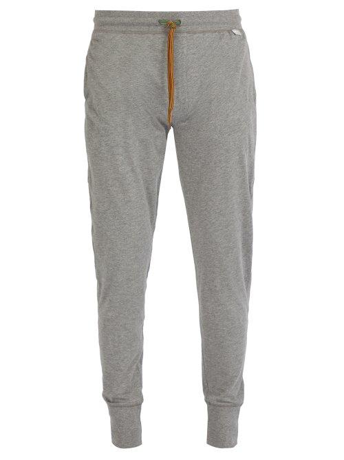 Matchesfashion.com Paul Smith - Cotton Jersey Pyjama Trousers - Mens - Grey