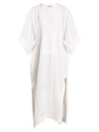 Three Graces London Livietta Linen Kaftan