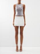 16arlington - Fleur Sequinned Sleeveless Top - Womens - Lilac