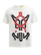 Matchesfashion.com 5 Moncler Craig Green - Frog-print Cotton-jersey T-shirt - Mens - White