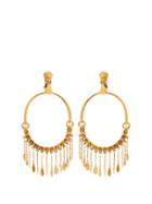 Matchesfashion.com Chlo - Quinn Large Charm Earrings - Womens - Gold