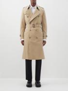 Burberry - Kensington Cotton-gabardine Trench Coat - Mens - Beige