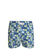 Frescobol Carioca Sports Aquarela-print Swim Shorts