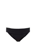 Matchesfashion.com Melissa Odabash - Provence Low-rise Piqu Bikini Briefs - Womens - Black