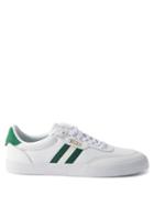 Polo Ralph Lauren - Court Canvas And Leather Trainers - Mens - Green White