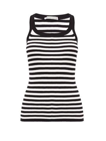 Matchesfashion.com Max Mara - Mimma Top - Womens - Black White