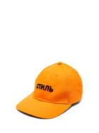Matchesfashion.com Heron Preston -  Cotton Blend Cap - Mens - Black Orange