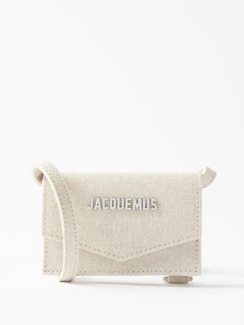 Jacquemus - Porte Azur Canvas Cross-body Bag - Mens - Beige
