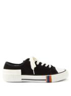 Paul Smith - Kolby Signature-stripe Suede Trainers - Mens - Black