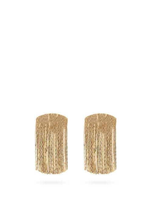Matchesfashion.com Anissa Kermiche - Fil D'or Gold-plated Earrings - Womens - Gold