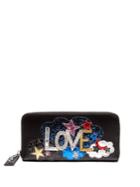 Saint Laurent Love-appliqu Leather Continental Wallet