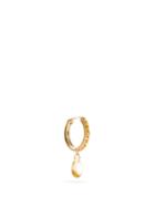 Matchesfashion.com Persee - Citrine & 18kt Gold Single Hoop Earring - Womens - Yellow