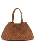Dragon Diffusion - Santa Croce Woven-leather Basket Bag - Womens - Tan