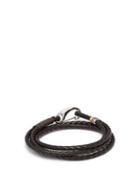 Matchesfashion.com Paul Smith - Triple Wrap Leather Bracelet - Mens - Brown