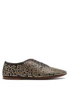 Saint Laurent Studded Leather Brogues