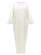 Matchesfashion.com La Collection - Epione Silk-charmeuse Maxi Dress - Womens - Ivory