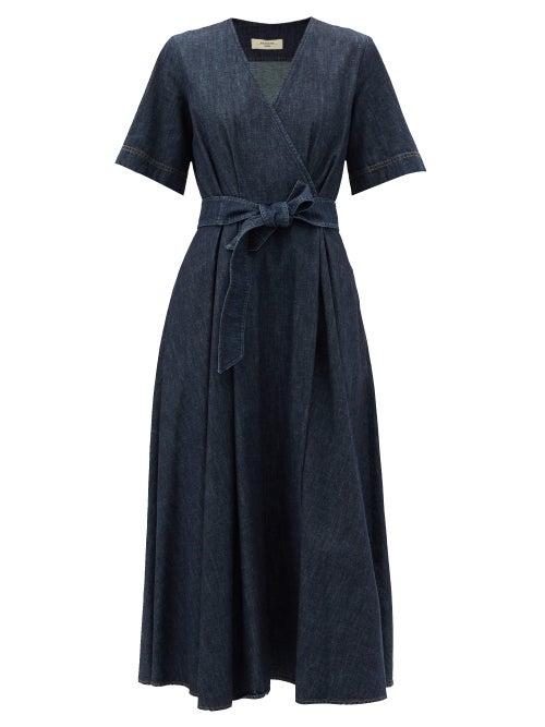 Matchesfashion.com Weekend Max Mara - Lux Dress - Womens - Denim