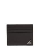Matchesfashion.com Prada - Saffiano Leather Cardholder - Mens - Black