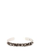 Matchesfashion.com Alexander Mcqueen - Dancing Skeleton Cuff - Mens - Silver