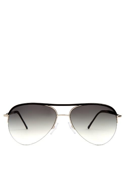Cutler And Gross 0702 Aviator Sunglasses