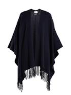 Allude Fringed Wool-blend Wrap
