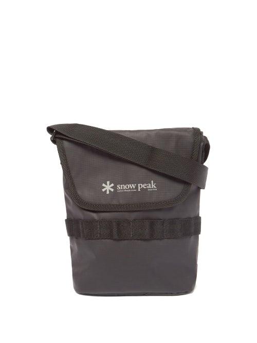 Snow Peak - Logo-print Ripstop Cross-body Bag - Mens - Black