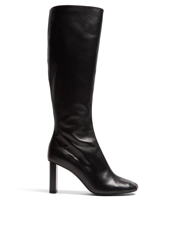 Joseph Block-heel Leather Knee-high Boots