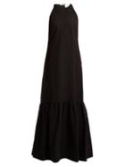 Matchesfashion.com On The Island - Ogygia Linen Dress - Womens - Black