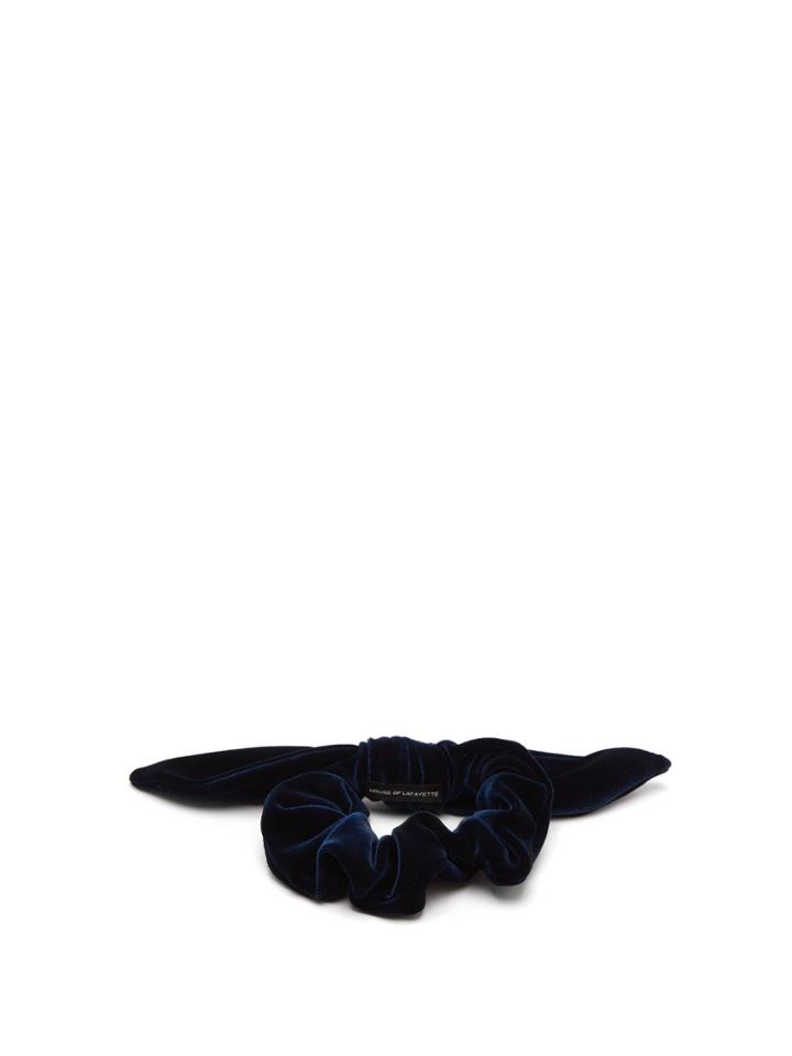 House Of Lafayette Bow-embellished Velvet Hair Tie