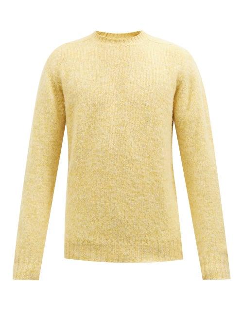Howlin' - Shaggy Bear Wool Sweater - Mens - Yellow