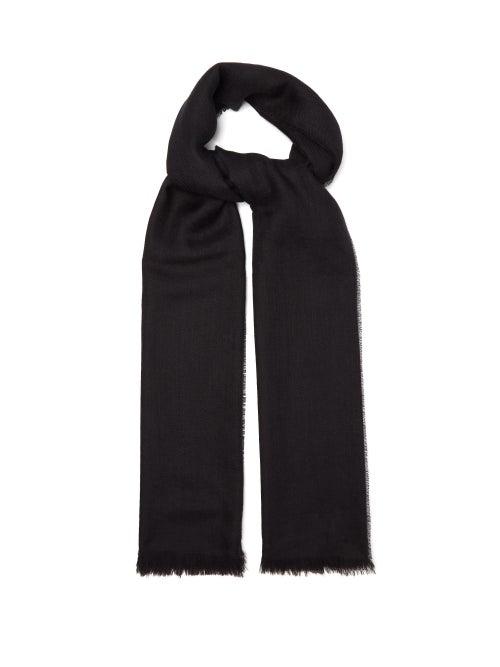 Raey - Superfine Alpaca Scarf - Womens - Dark Navy