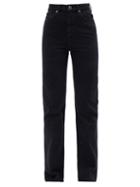 Khaite - Danielle Straight-leg Jeans - Womens - Black