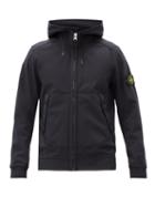 Matchesfashion.com Stone Island - Soft Shell-r Jersey Hooded Jacket - Mens - Navy