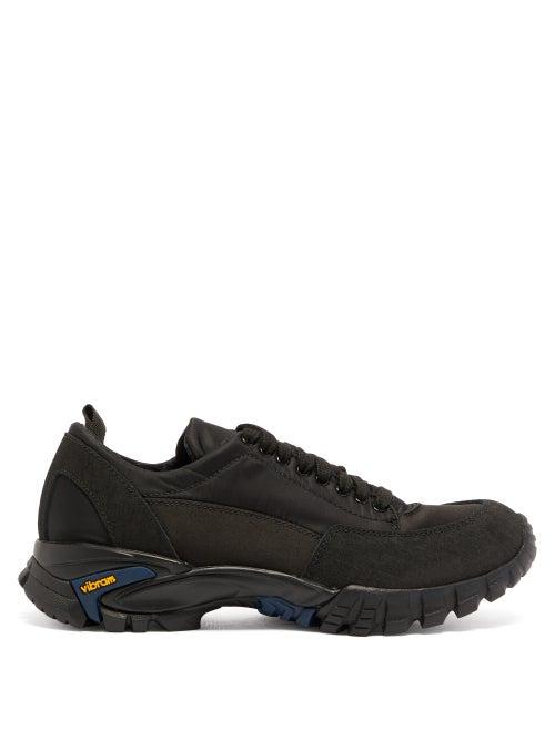 Matchesfashion.com Cecilie Bahnsen - X Diemme Emma Panelled Satin Trainers - Womens - Black