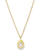 Elhanati - Iman Diamond & 18kt Gold Necklace - Womens - Yellow Gold