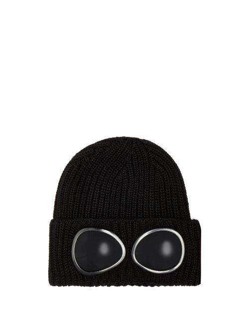 Matchesfashion.com C.p. Company - Goggle Beanie - Mens - Black