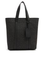 Lanvin Leather-trimmed Wool-felt Tote