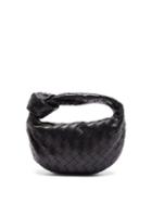Bottega Veneta - Jodie Mini Intrecciato-leather Bag - Womens - Black